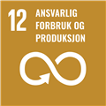 FNS bærekraftsmål nr 12 er ansvarlig forbruk og produksjon - Klikk for stort bilde