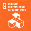 FNS bærekraftsmål nr 9 er rent industri, innovasjon og infrastruktur - Klikk for stort bilde